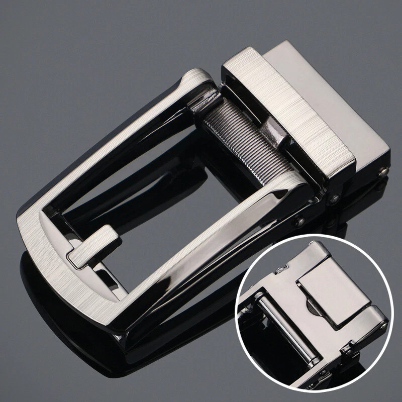 2 Pack Ratchet Belt Buckle Only for 1 1/4″ Slide Belt Strap Buckle Adjustable