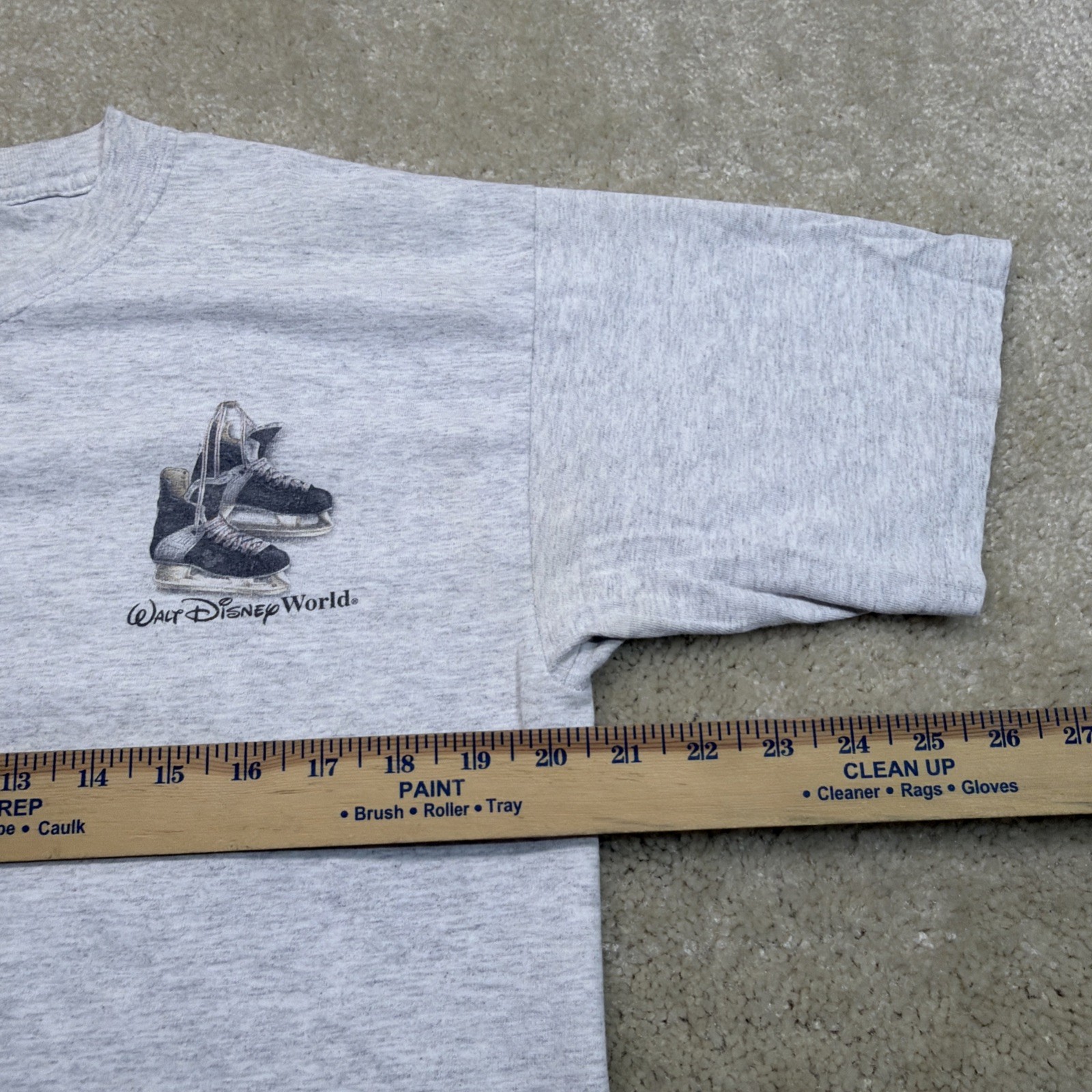 VTG 1999 Walt Disney World Hcokey Tools of The Trade Tee Shirt Mens Large Gray