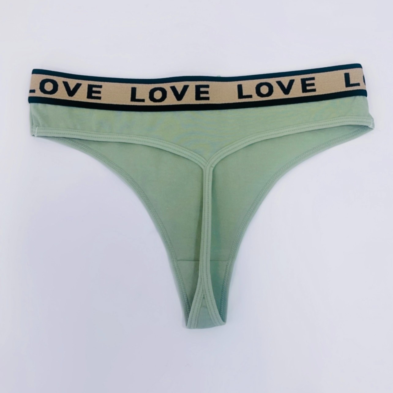 Love Women Cotton Panties Thongs G-string Bikini T-back Underwear Lot of 6 pack