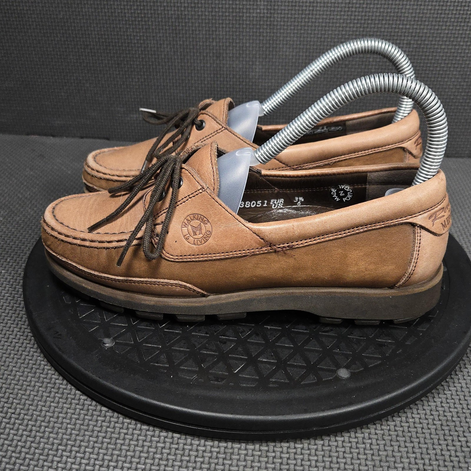 Mephisto Ralyn Shoes Womens Size 6 Brown Leather Moc Toe Boat Comfort Casual