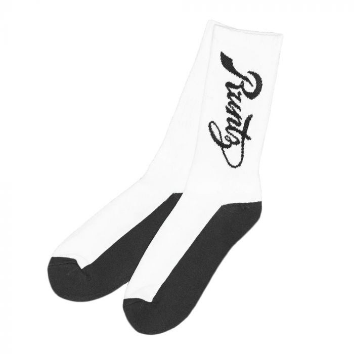 Runtz Worldwide 2-Tone Men’s Crew Socks One Size White/Black 80106