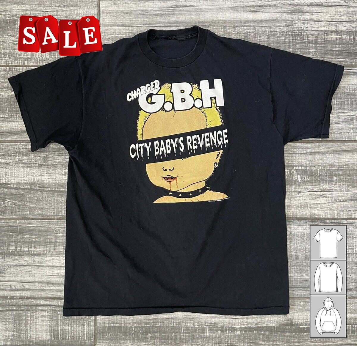 New Popular GBH Band Concert Black S-235XL Shirt NH713