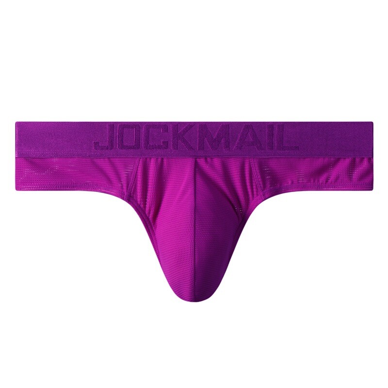 JOCKMAIL Men’s Sexy T-back Jock Strap Gay Mesh Pouch Thong Underwear Jockstrap