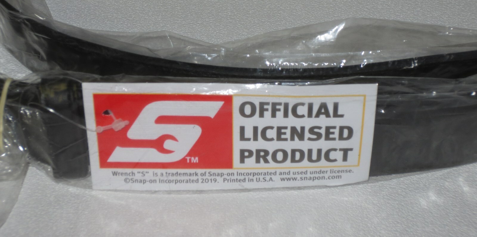 NEW SNAP ON GENUINE Mechanics No-Scratch Black Leather Work Belt w/Tags 30 to 48
