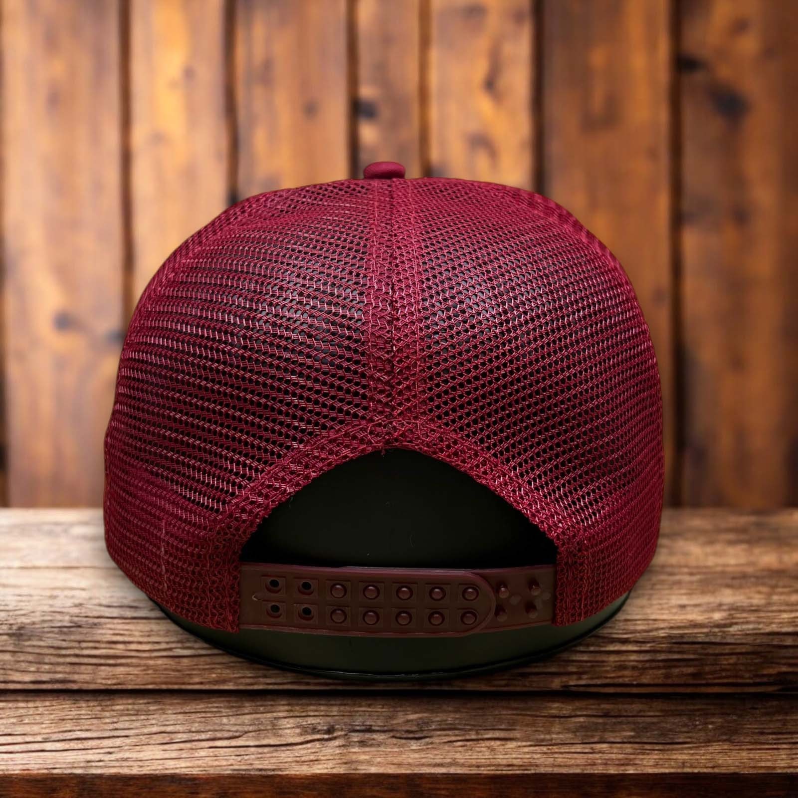 Microsoft ’98 Japanese Mens Trucker Hat Maroon Windows Retro Logo Tech Cap