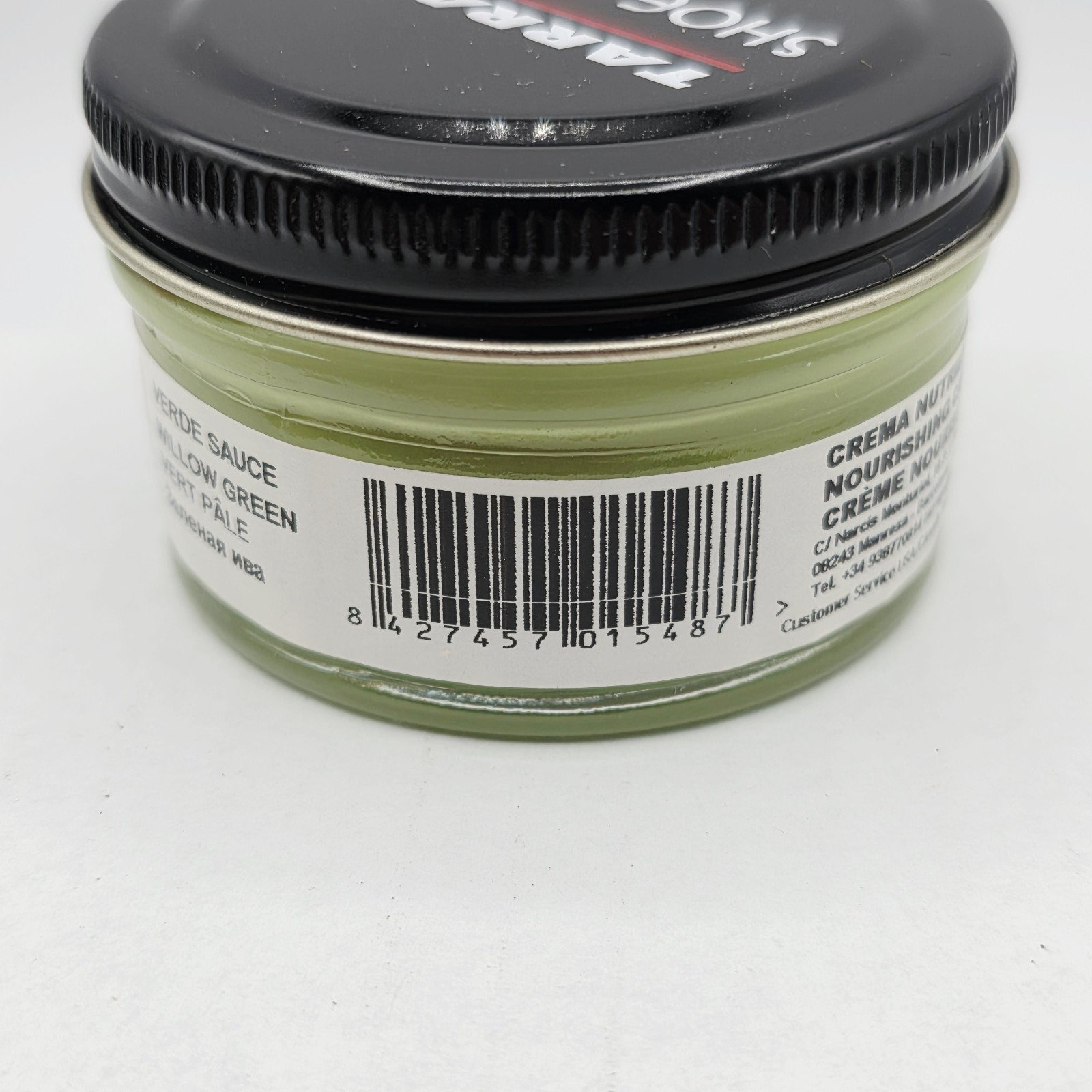 Tarrago Shoe Polish # 48 Willow Green Cream Leather Protector 1.76 oz. 50ml Boot