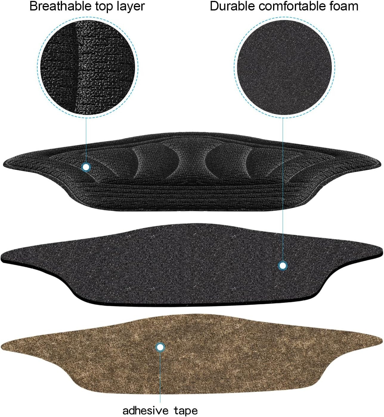 Heel Grips for Loose Shoes Heel Cushion Pads No-Slip Shoe Inserts Half Wholesale