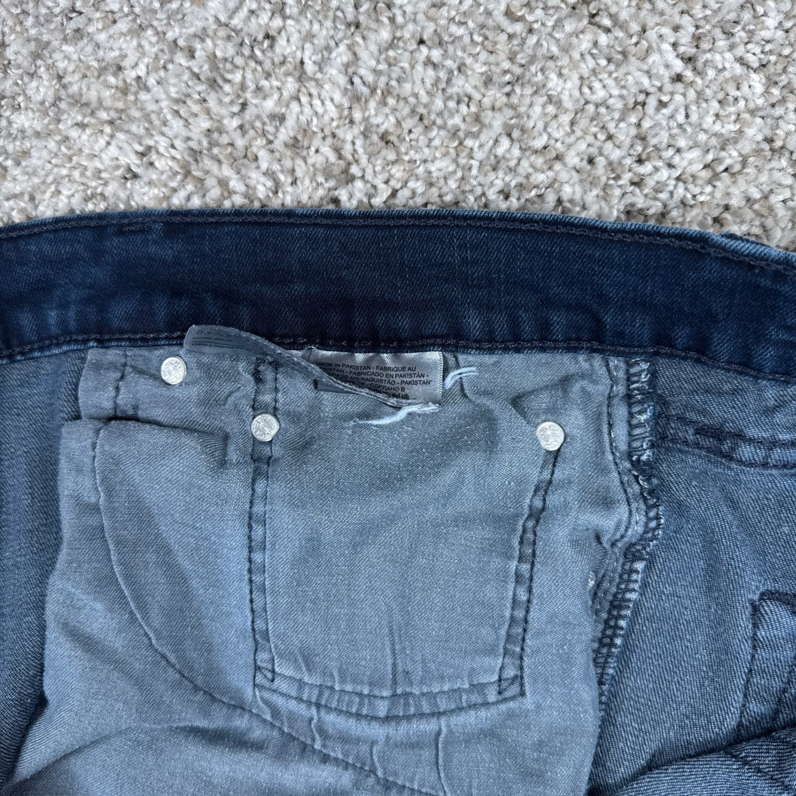 Levis 541 Jeans Mens 38 Blue Straight Leg Dark Zip Fly All Seasons Tech 38×32
