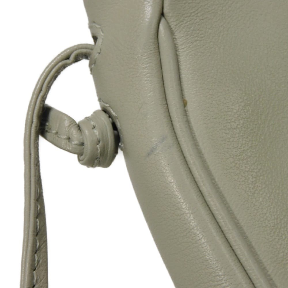 CELINE logo print triangle bag 195903DCS.10PG Shoulder Bag Smooth Calfskin…