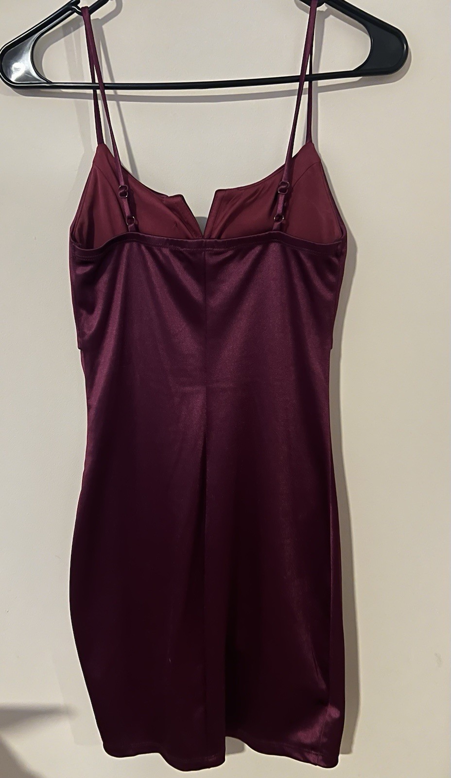 City Studio Purple Satin Ruched Bodycon Mini Dress Sweetheart Neckline XS