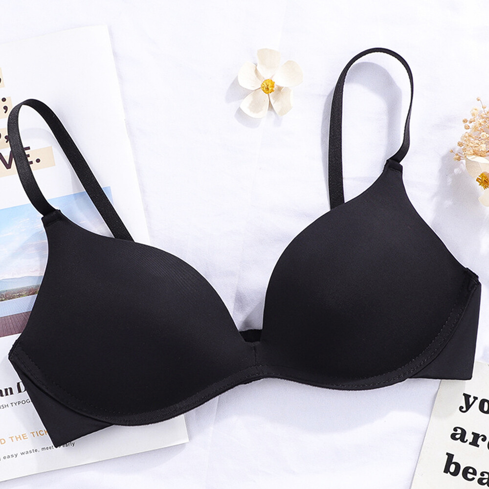 Flat-chested AAA AA ABC Women Bras Sexy Lingerie Thin Padded Wireless Brassiere