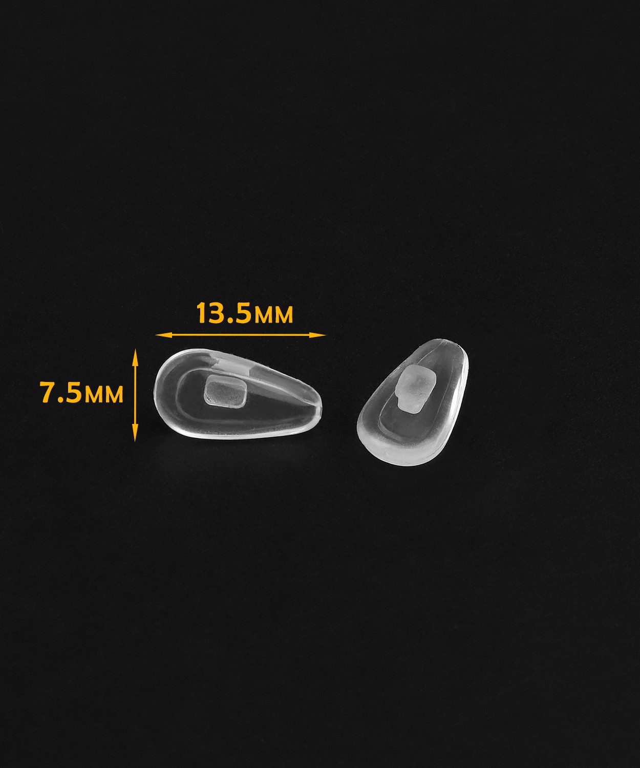 6 Pairs Clear Nose Pads Replacement Nose Piece for Oakley Socket 5.0/Socket 5.5