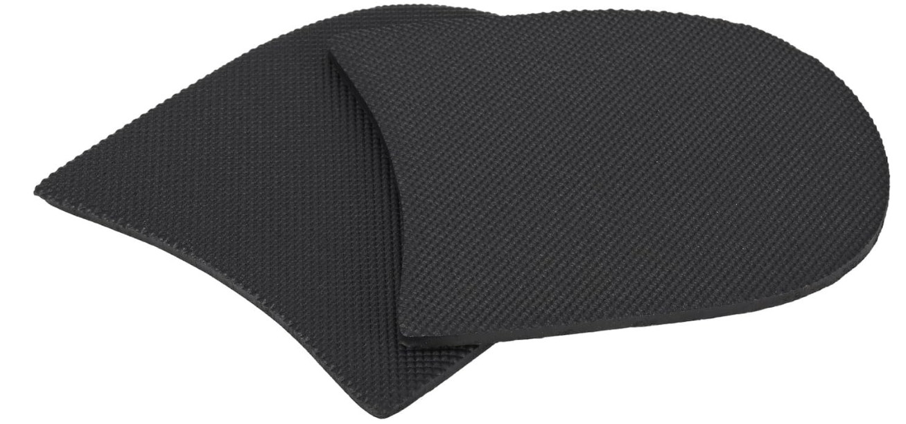 Shoe Heel Repair Rubber Pads Extra Large, 4mm (5/32 Inch) Thick, Anti-Slip Boot