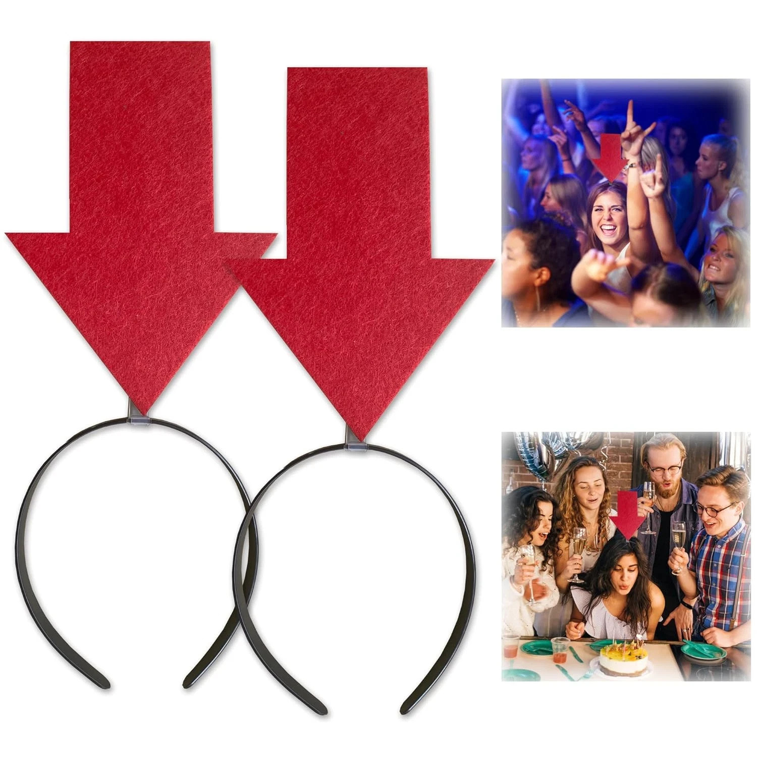 2Pcs Arrow Headband | New Creative Symbol Headband | Party Festival Parade Conce