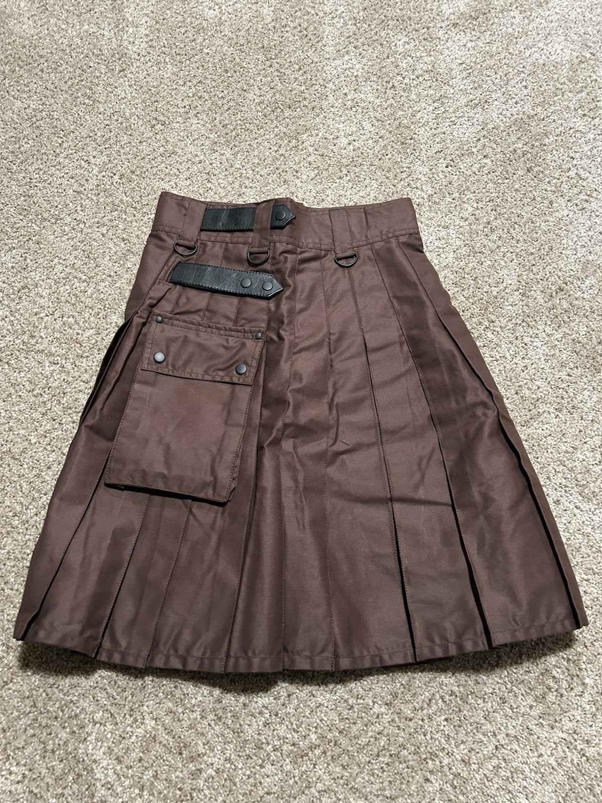 All Kilts Sports Utility Kilt Mens 30 Brown Workwear Heavyweight