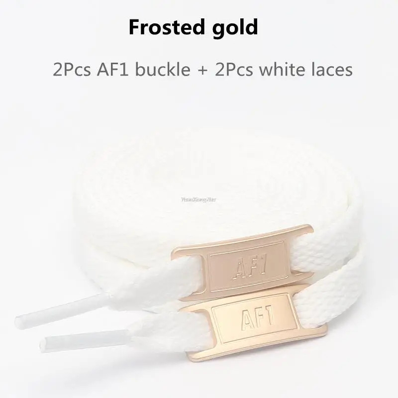 New AF1 Shoelaces Combination White Flat Laces and Shoe Decoration Suit Sneaker