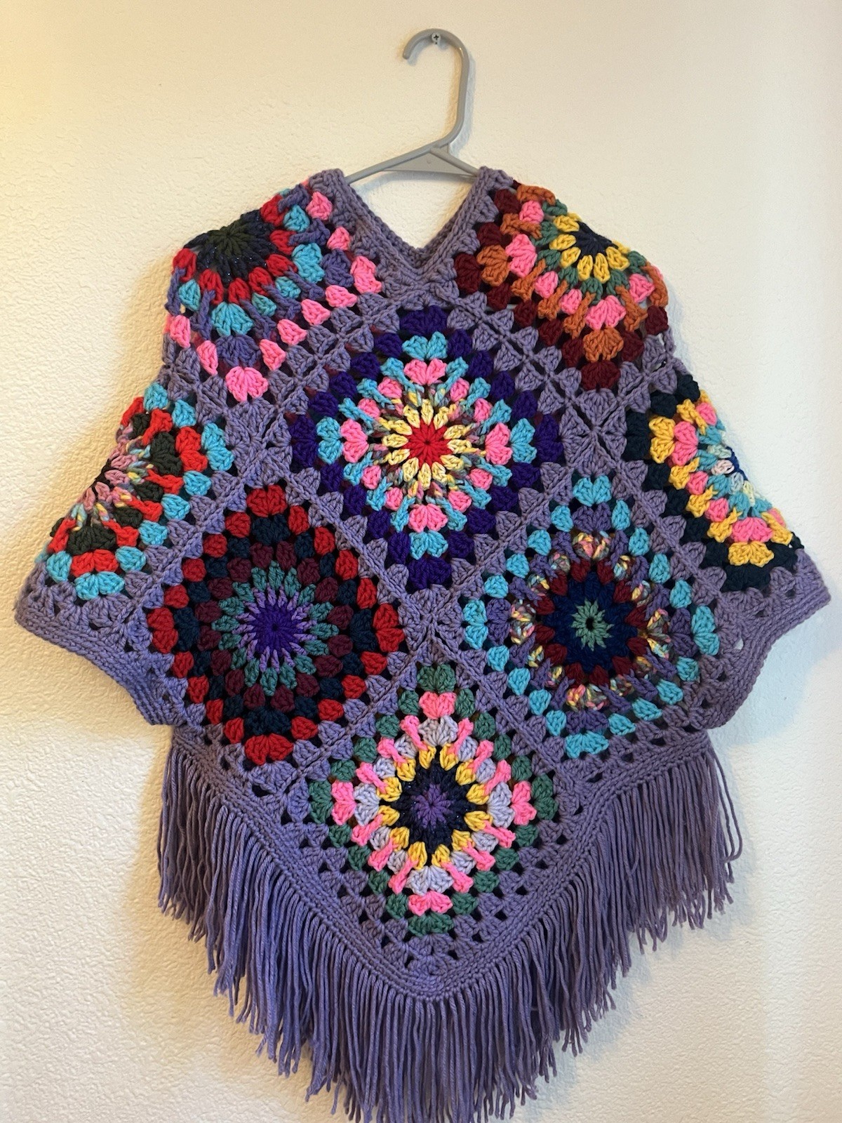 Beautiful Poncho Handmade Crochet