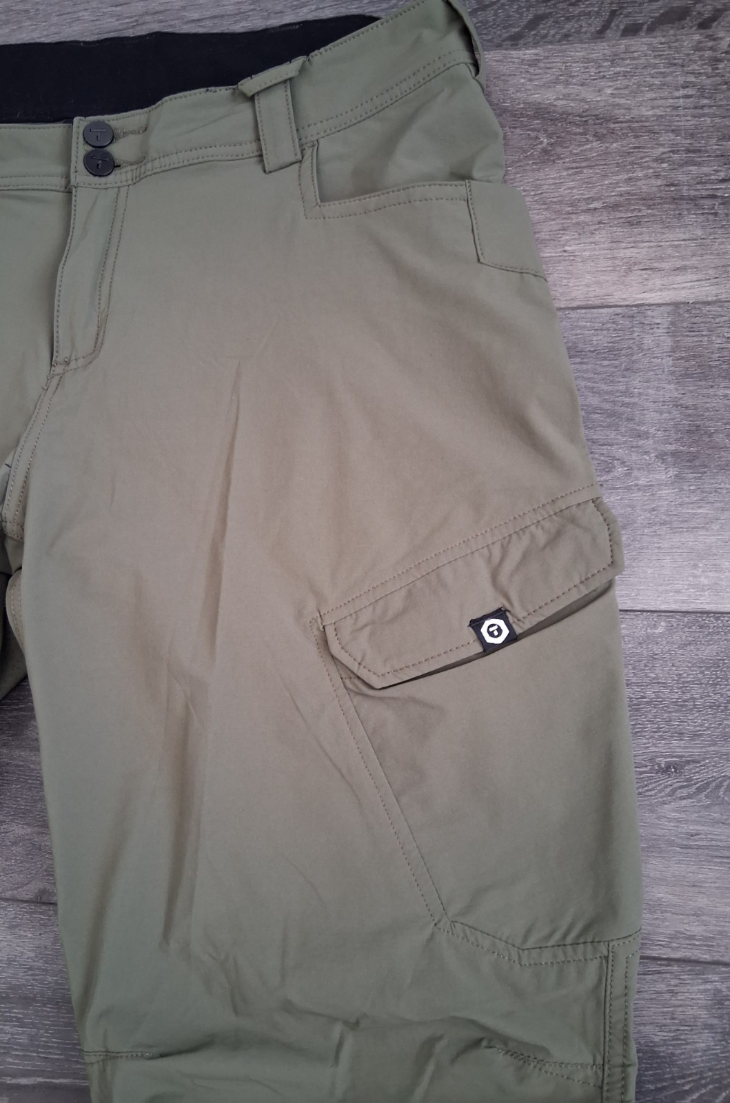 Truewerk T1 Werk Pants Durable Lightweight Cargo Olive Womans Size 16 (36×30)