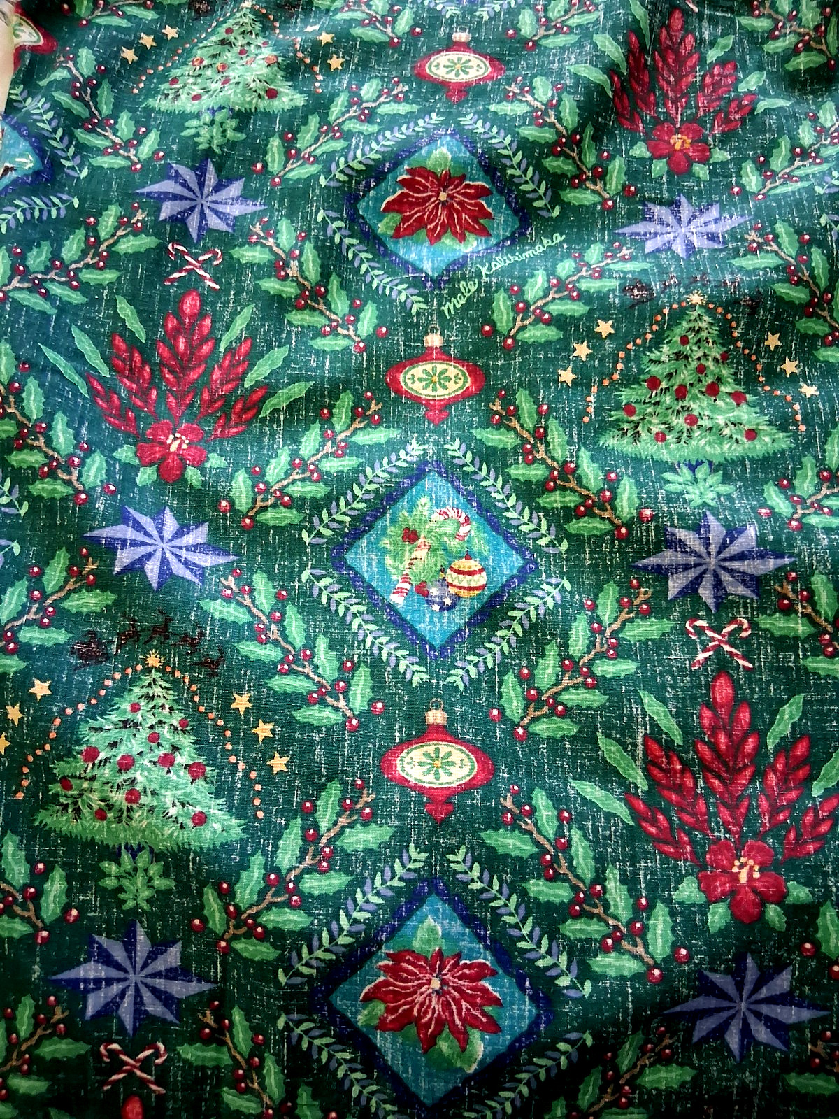 Reyn Spooner Men’s HAWAIIAN CHRISTMAS 2025″ PULLOVER Classic Fit Evergreen Shirt