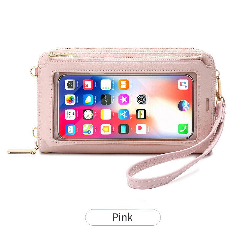 Women Touch Screen Crossbody Cell Phone Bag Wallet Pouch Purse Shoulder Case POP