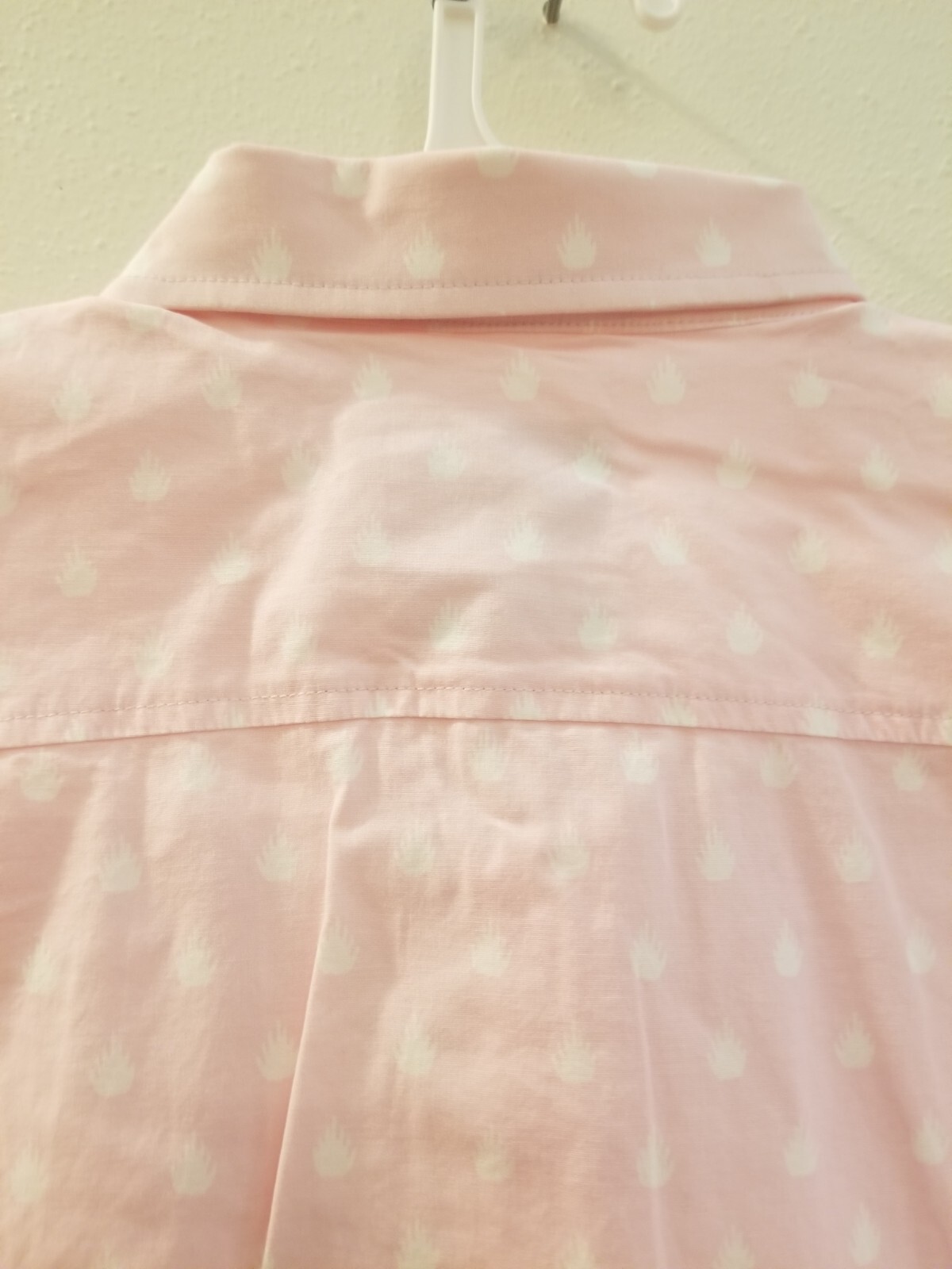 Goodfellow & Co Men’s Print Pink Geo Short Sleeve Button-Down Shirt Size L Slim