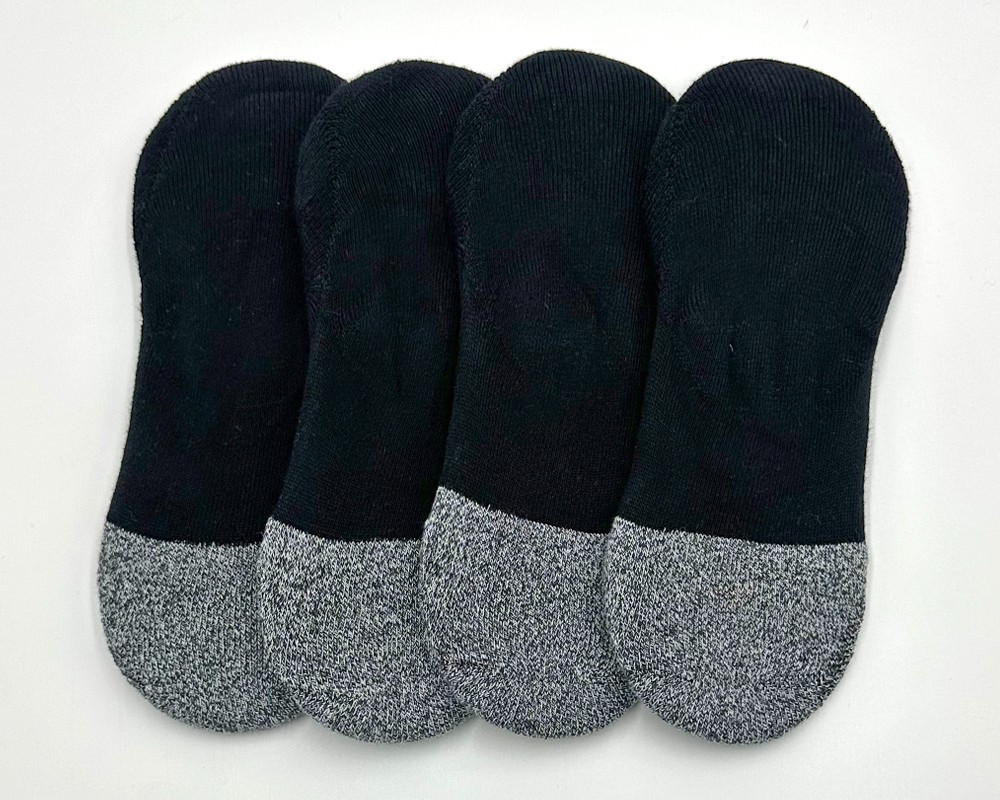 4 pairs Bombas Women’s Cushioned No Show Socks Everyday Size Med 8-10.5 black