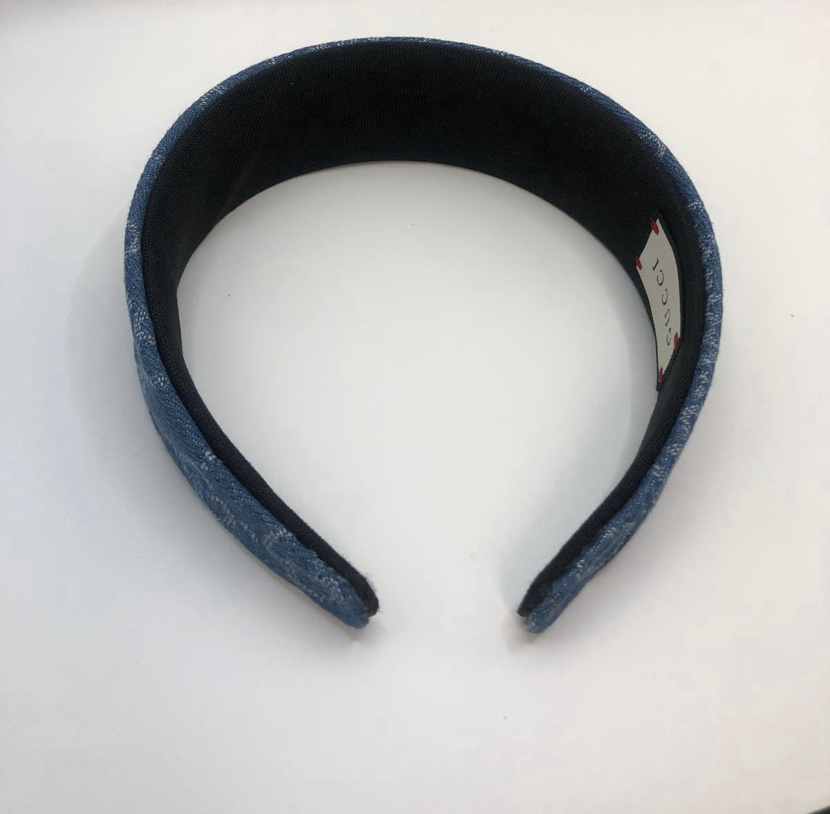 Gucci Monogram Blue Denim Headband