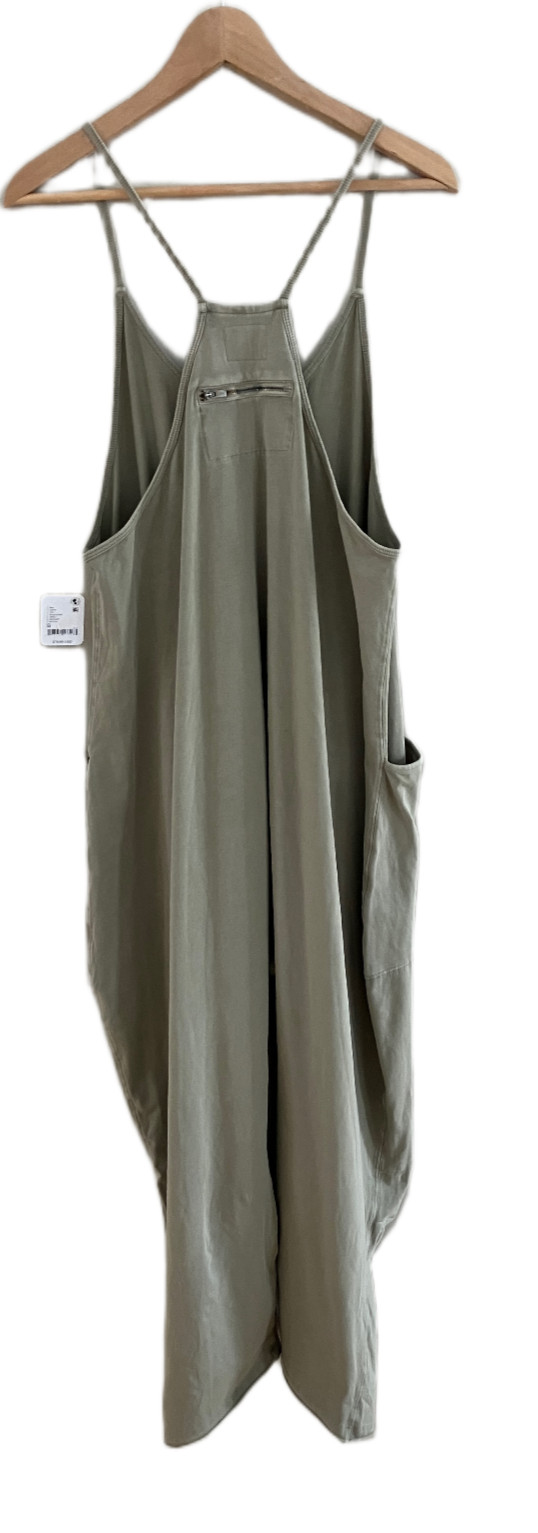 Free People FP Movement Women’s Size S Hot Shot Jumpsuit Sage Stone Color NWT