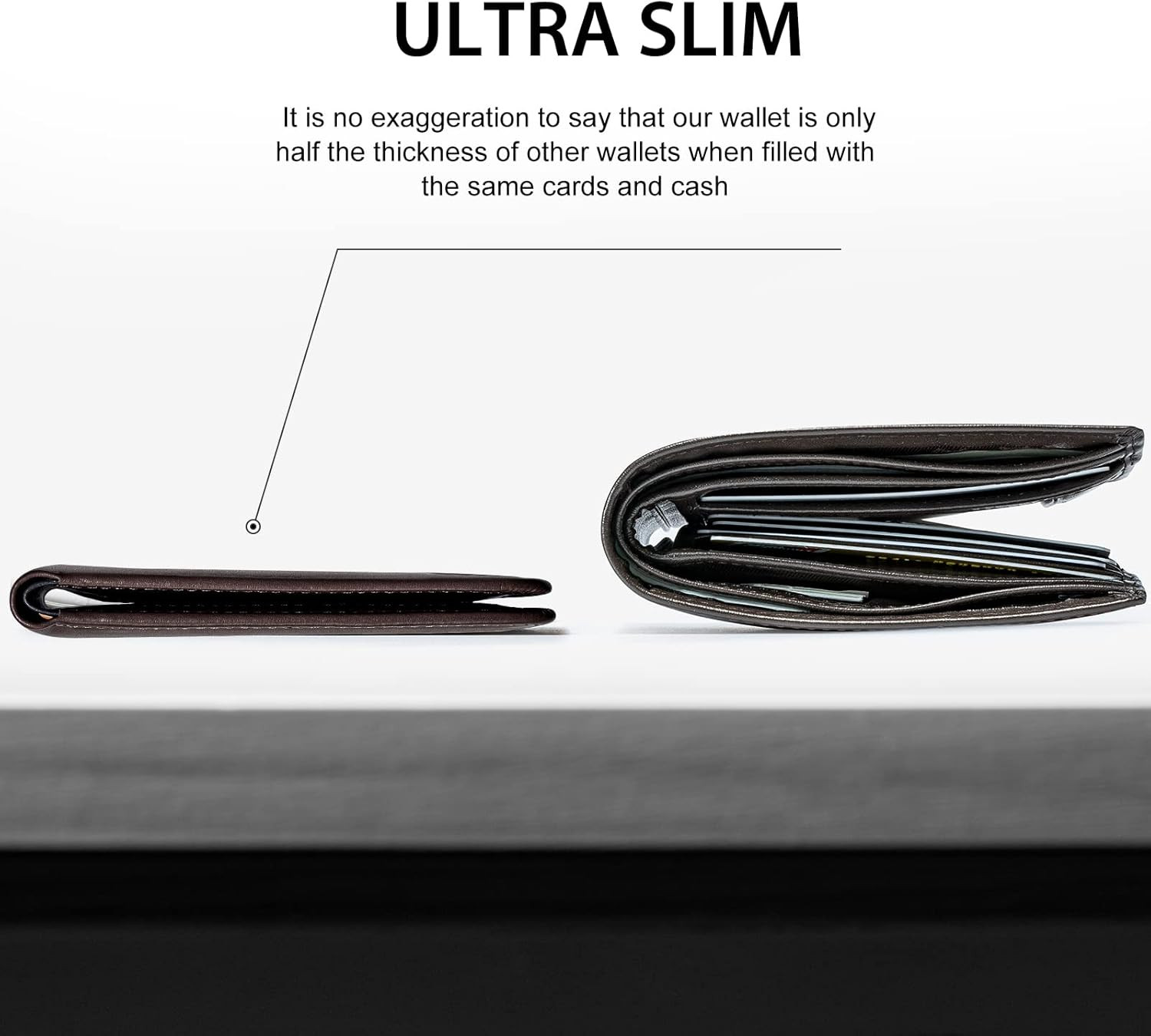 Slim Wallet for Men Credit Card Men’S Money Clips Holder Novelty Wallets with Gi