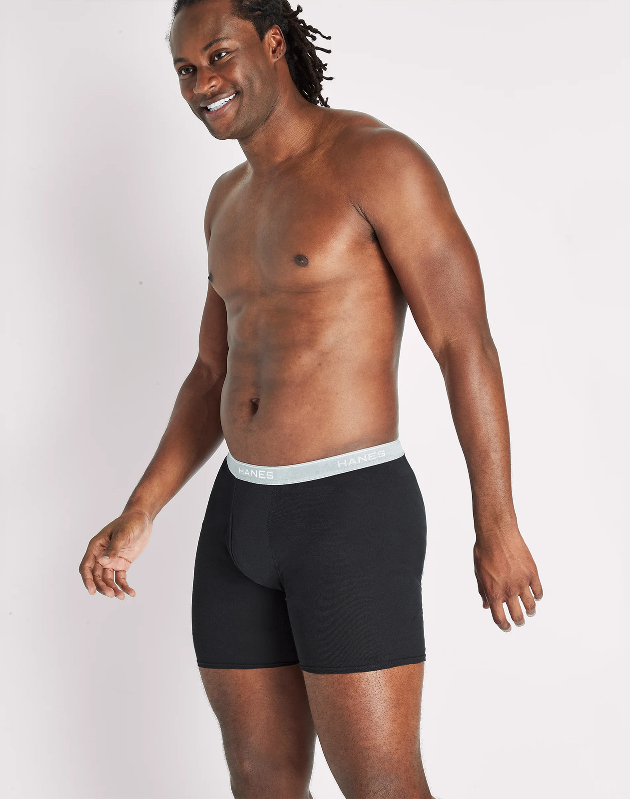 Hanes Boxer Briefs 10-Pack Men’s Tagless Comfort Flex Waistband Soft Tag Free