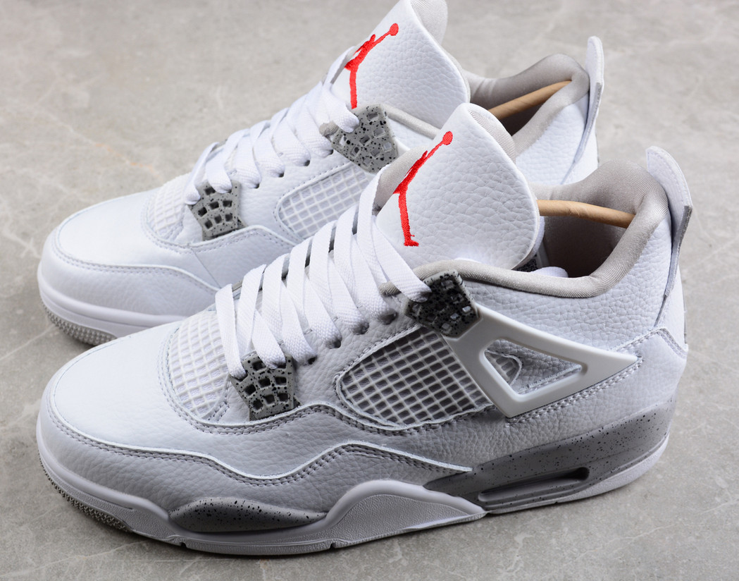 Jordan 4 Retro “White Oreo ” Men’s Basketball Shoes Mid Top