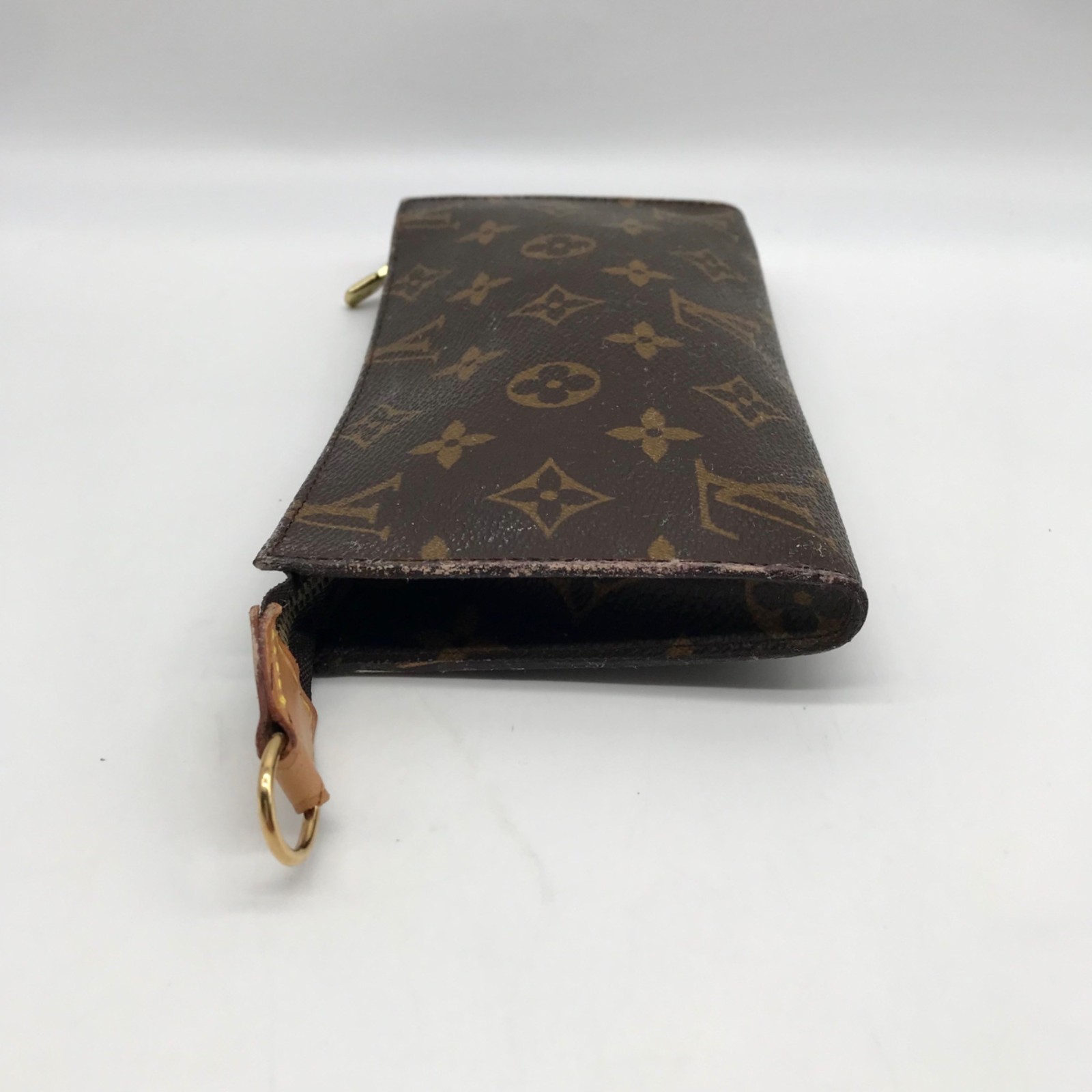 Louis Vuitton Brown Monogram Leather Pouch