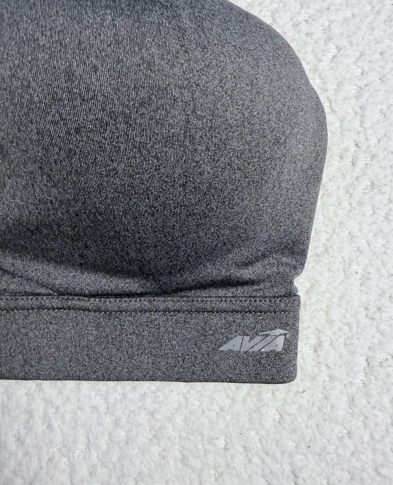 Avia Gray Heather Racerback Sports Bra