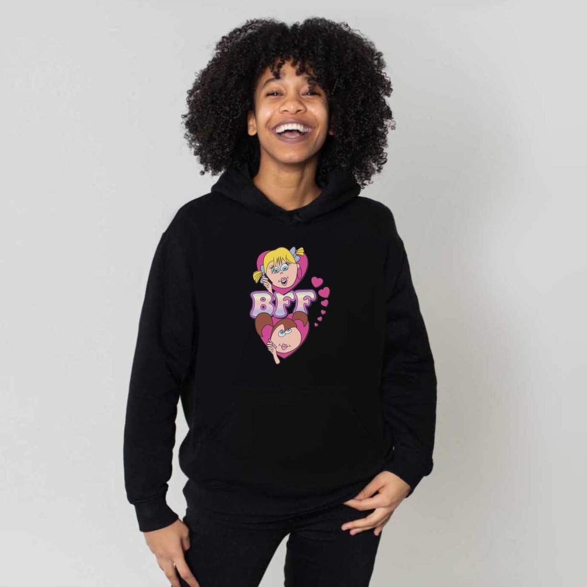 ‘Best Friends Forever’ Adult Hoodie / Hooded Sweater (HO058605)