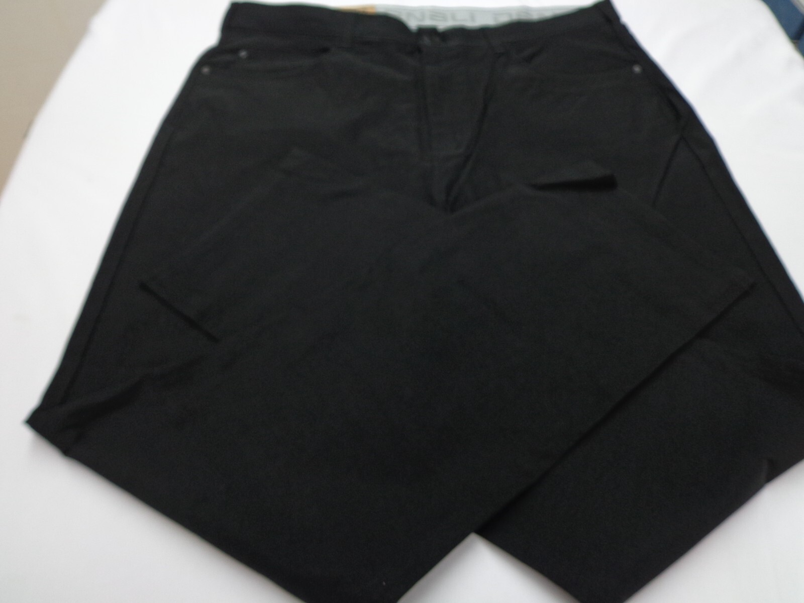 DENALI Black Tech Fabric Stretch Pants NWT 36/30 MSRP $54