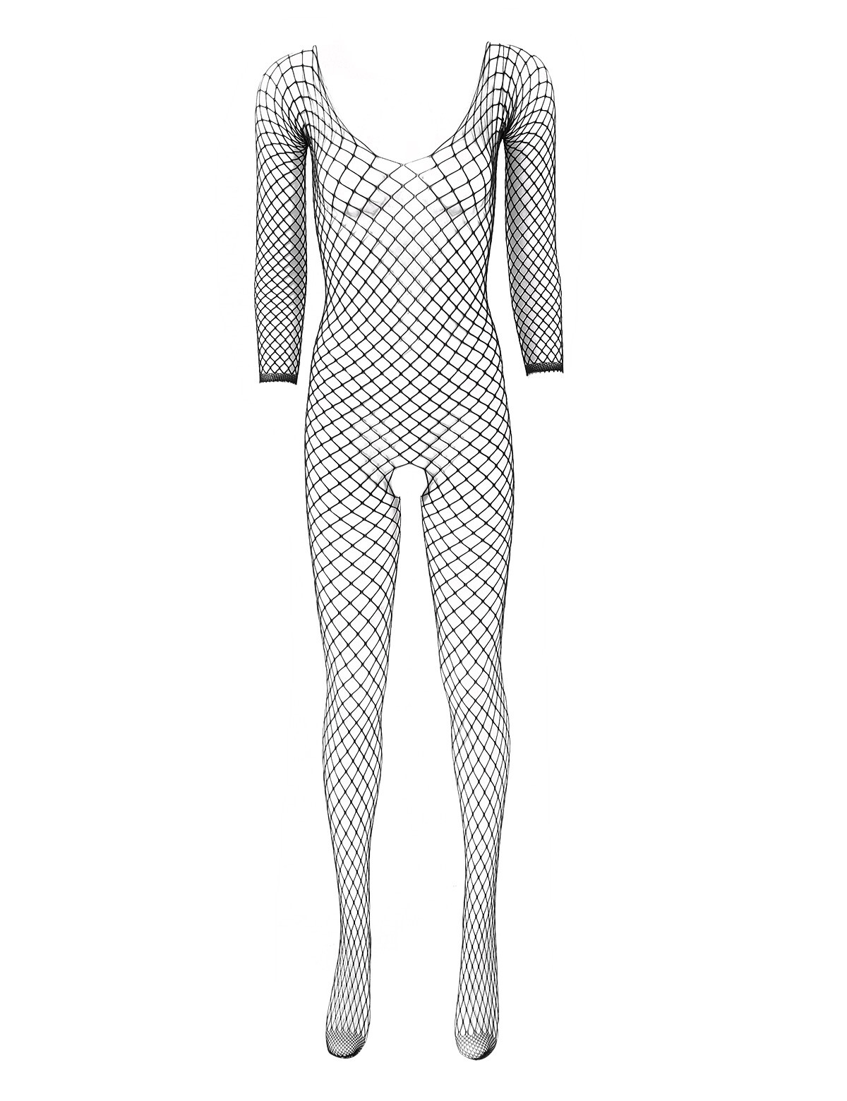 Women Bodysuit Sexy-Lingerie Fishnet Body-Stocking Babydoll Sleepwear Nightwear