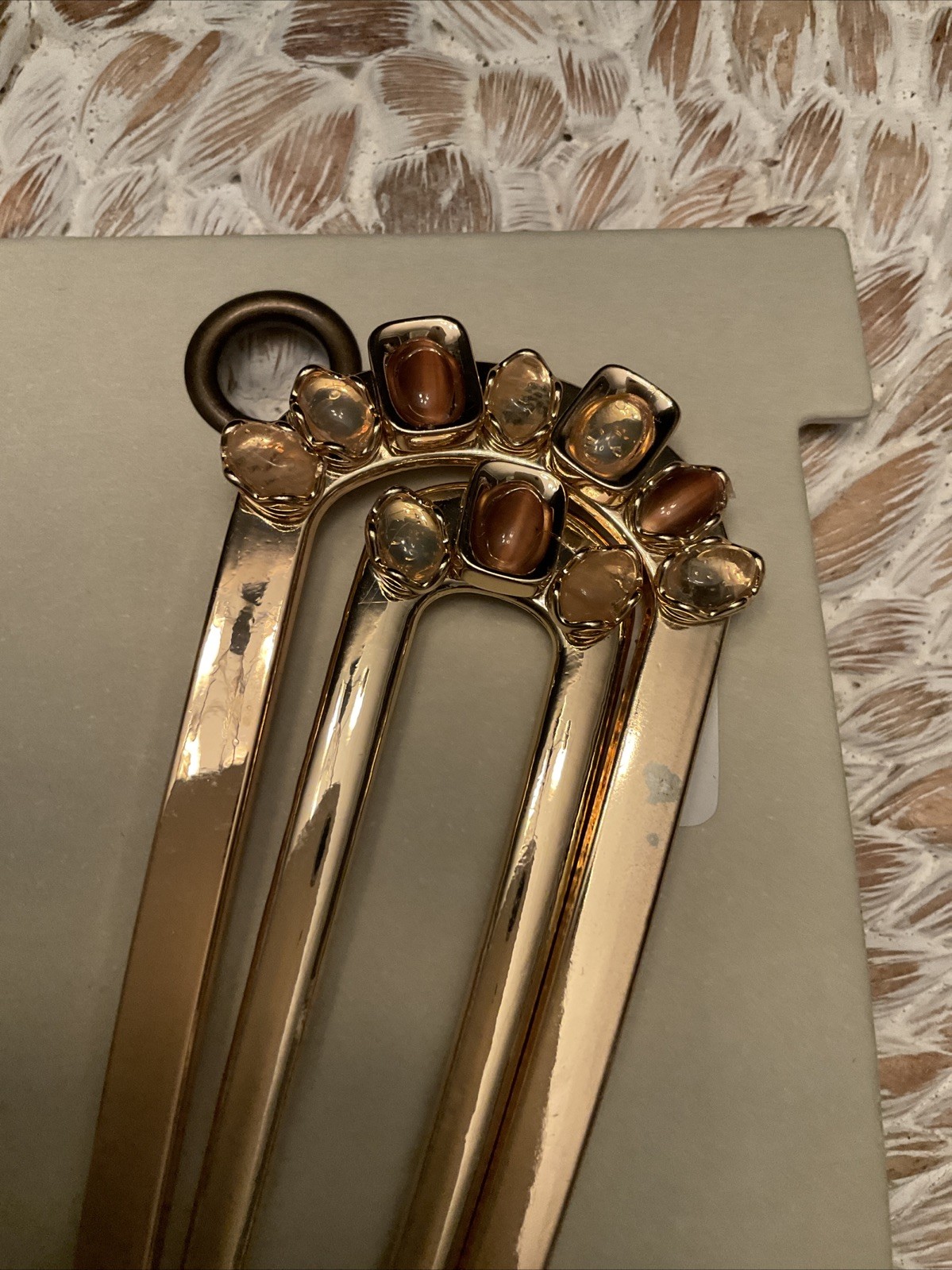 Anthropologie Hair Accessories Gold Toned NWT MSRP $32 J060
