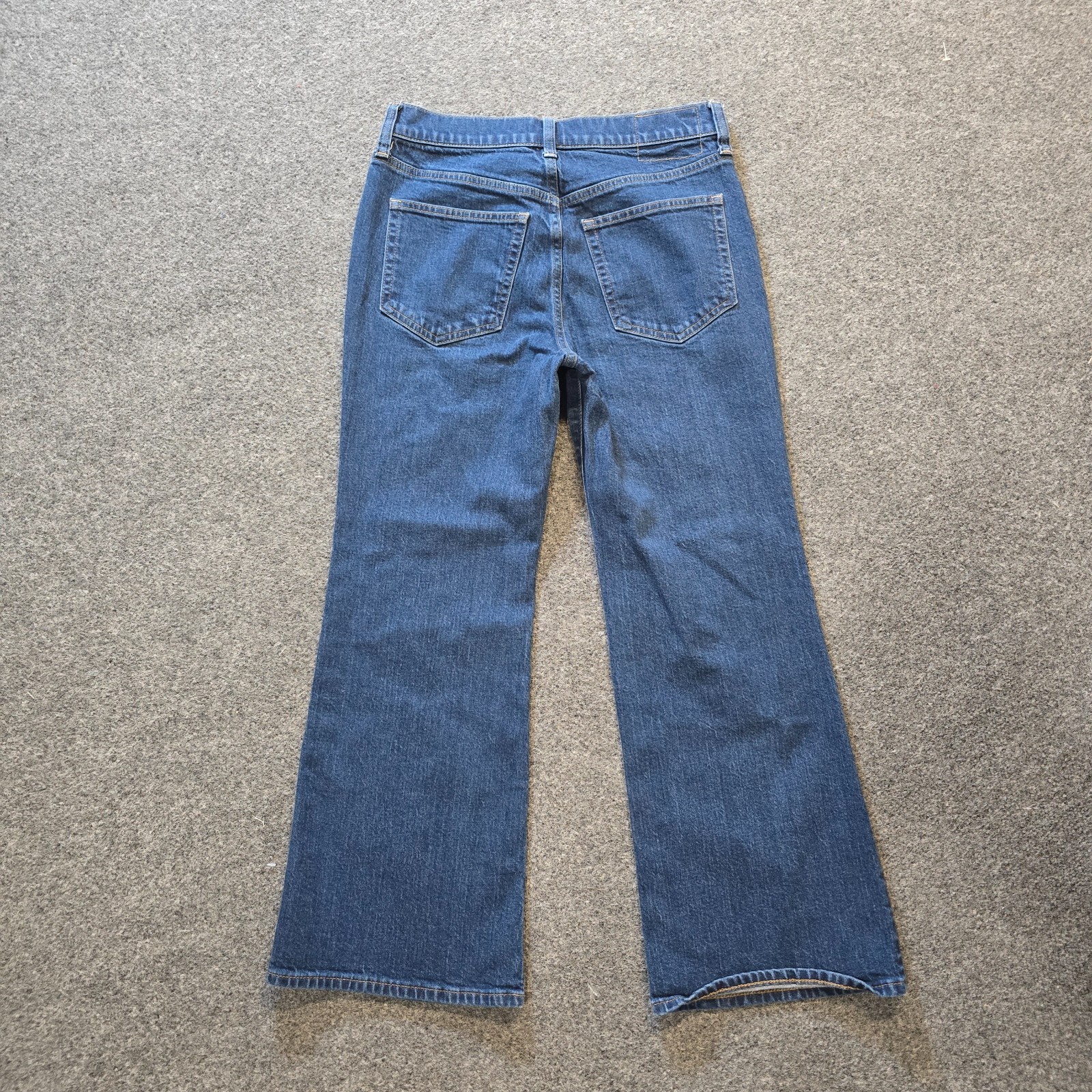 J Crew Jeans Womens 27 Blue High Rise Cropped Kick Out Stretch Capsule Casual