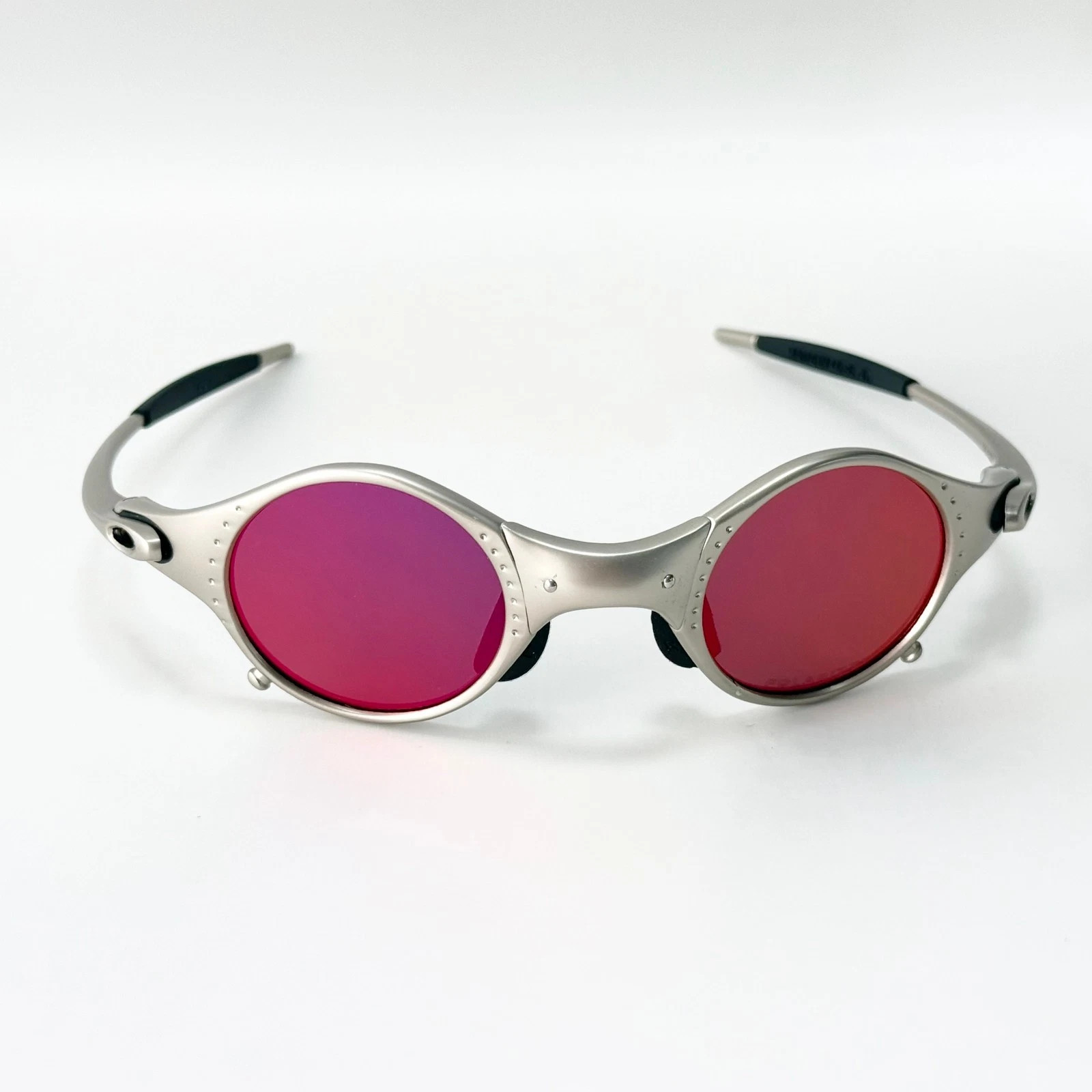 Oakley Mars X-Metal Sunglasses Silver Frame Purple Gradient Lens NEW–
