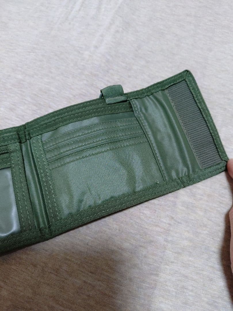 Porter Capsule Wallet Green Used 12cm x 10.5cm Compact Mens Wallet