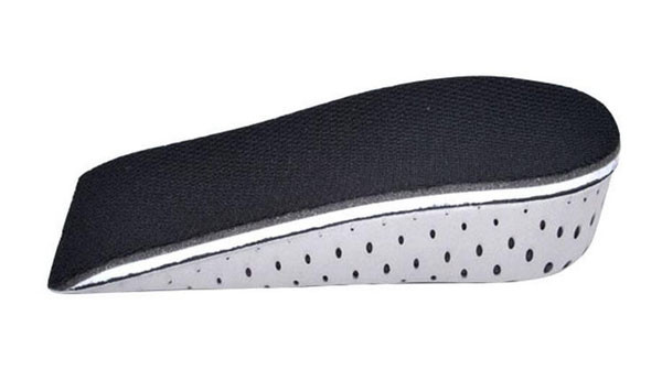 1 Pair Heel Lift Shoe Insert Insole Shoe Pad Height Increase Cushion 3.8cm Unise
