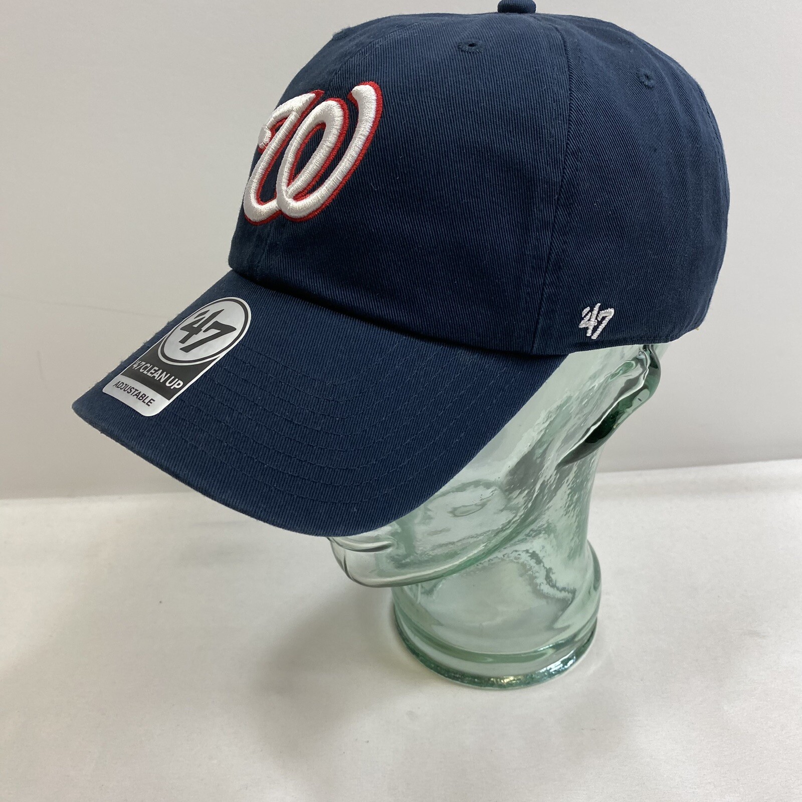 Washington Nationals ’47 Baseball Hat Blue Adjustable MVP Rear Logo American Cap