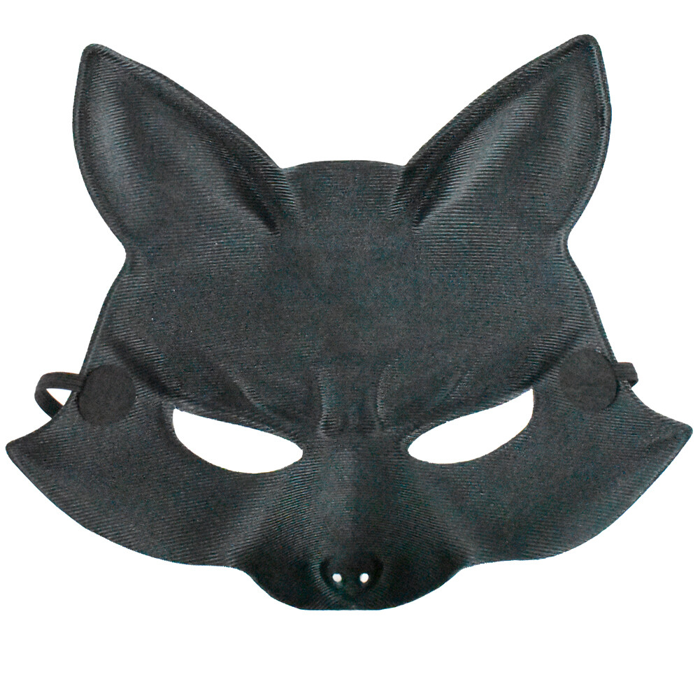 Adult Foam Realistic Printed Wild Animal Costume Mask Accessory Fox Brown