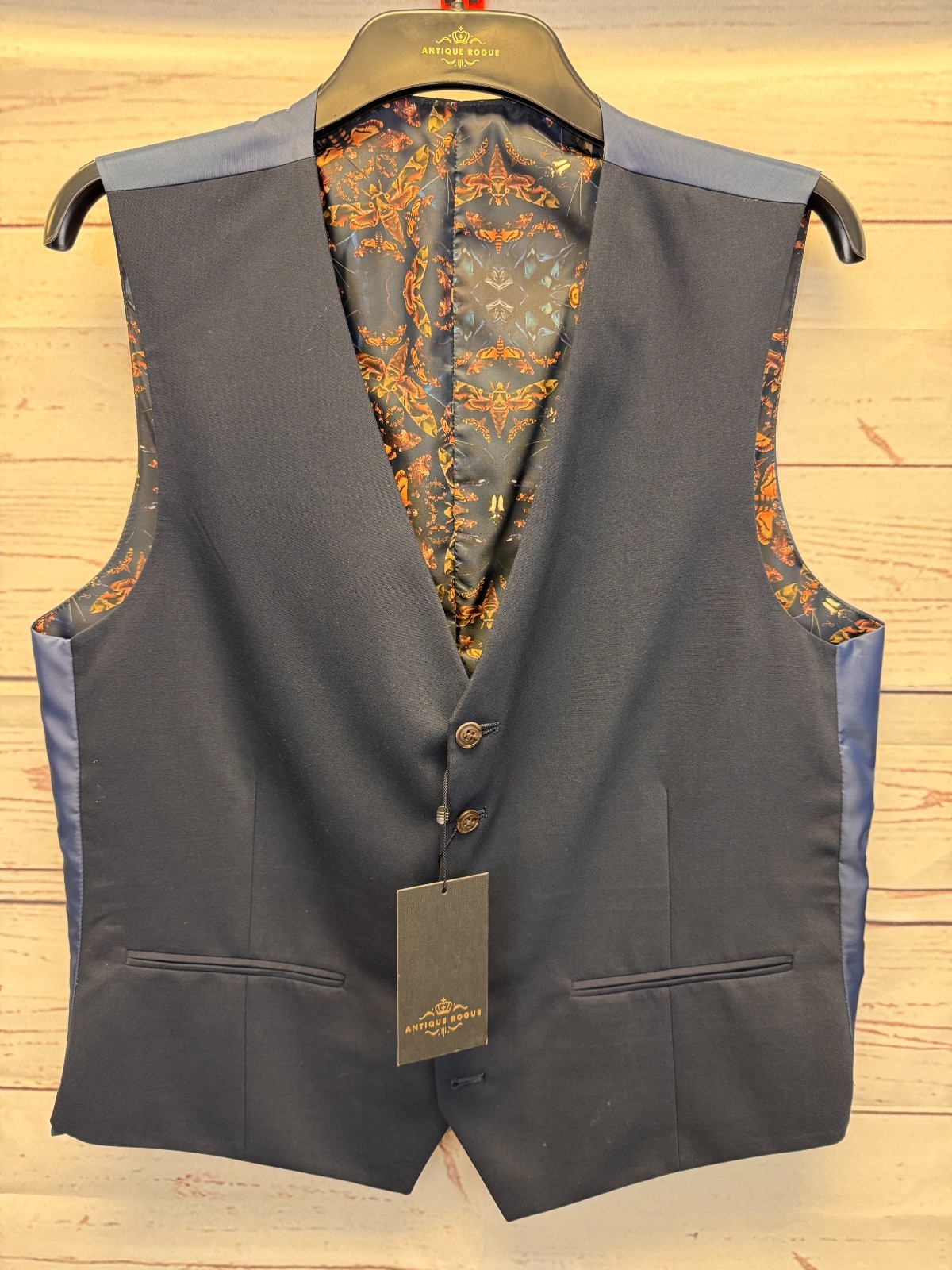 Limehaus / Alexandre London Men’s Navy Blue Vest – 42R