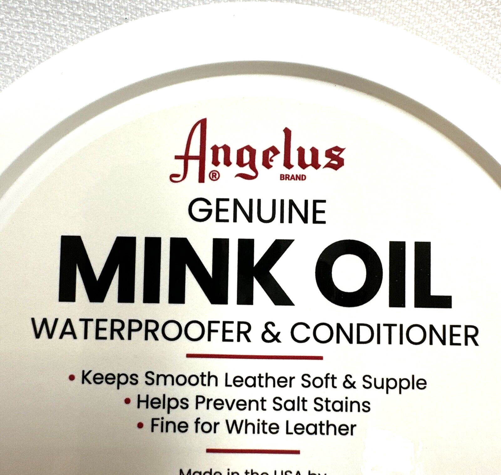 Angelus Genuine Mink Oil Waterproofer And Conditioner 7.6 oz / 215gm for Leather