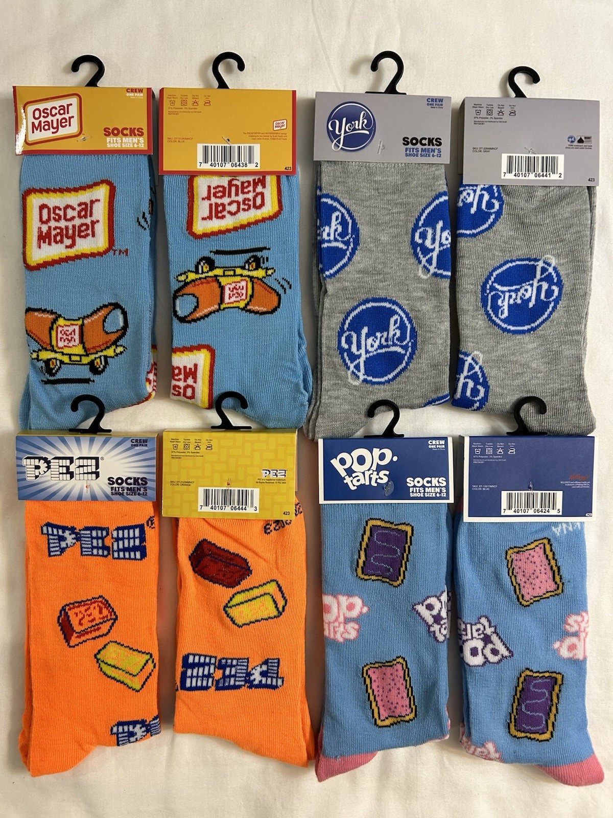 Original Odd Sox Crazy Funny Novelty Crew Socks Adult Men’s Women’s Size 6-12