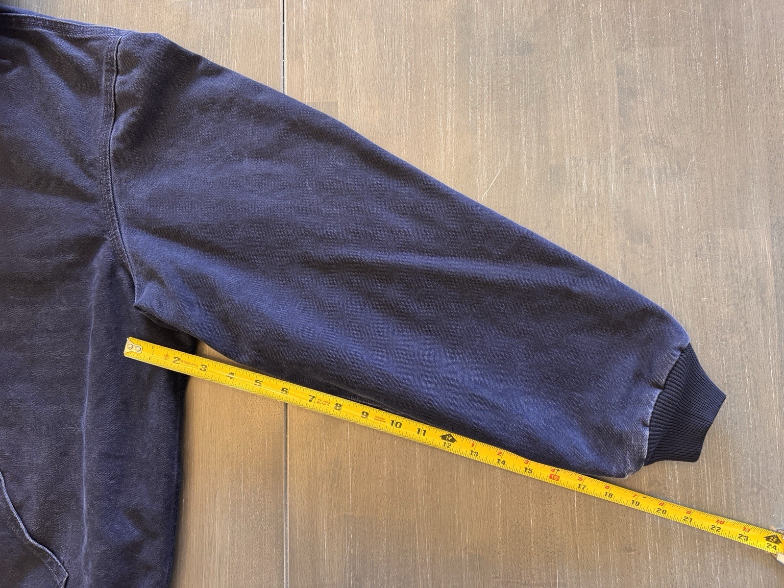 VTG Carhartt Jacket Mens XL Blue J25 Sandstone Gorpcore Workwear Hoodie Full Zip