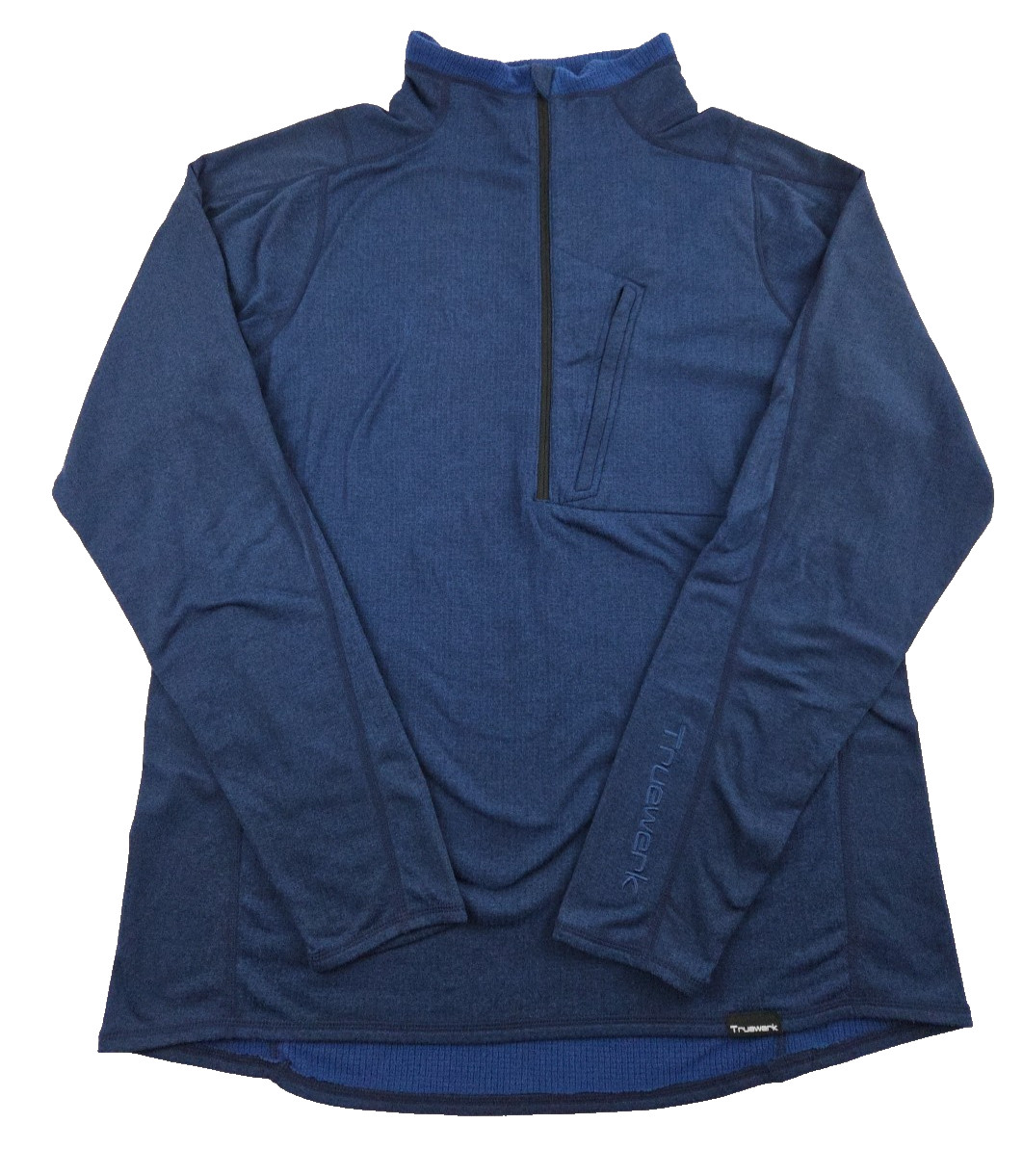 Truewerk 1/4 Zip Thermal Fleece Lightweight Performance Stretch Workwear Large