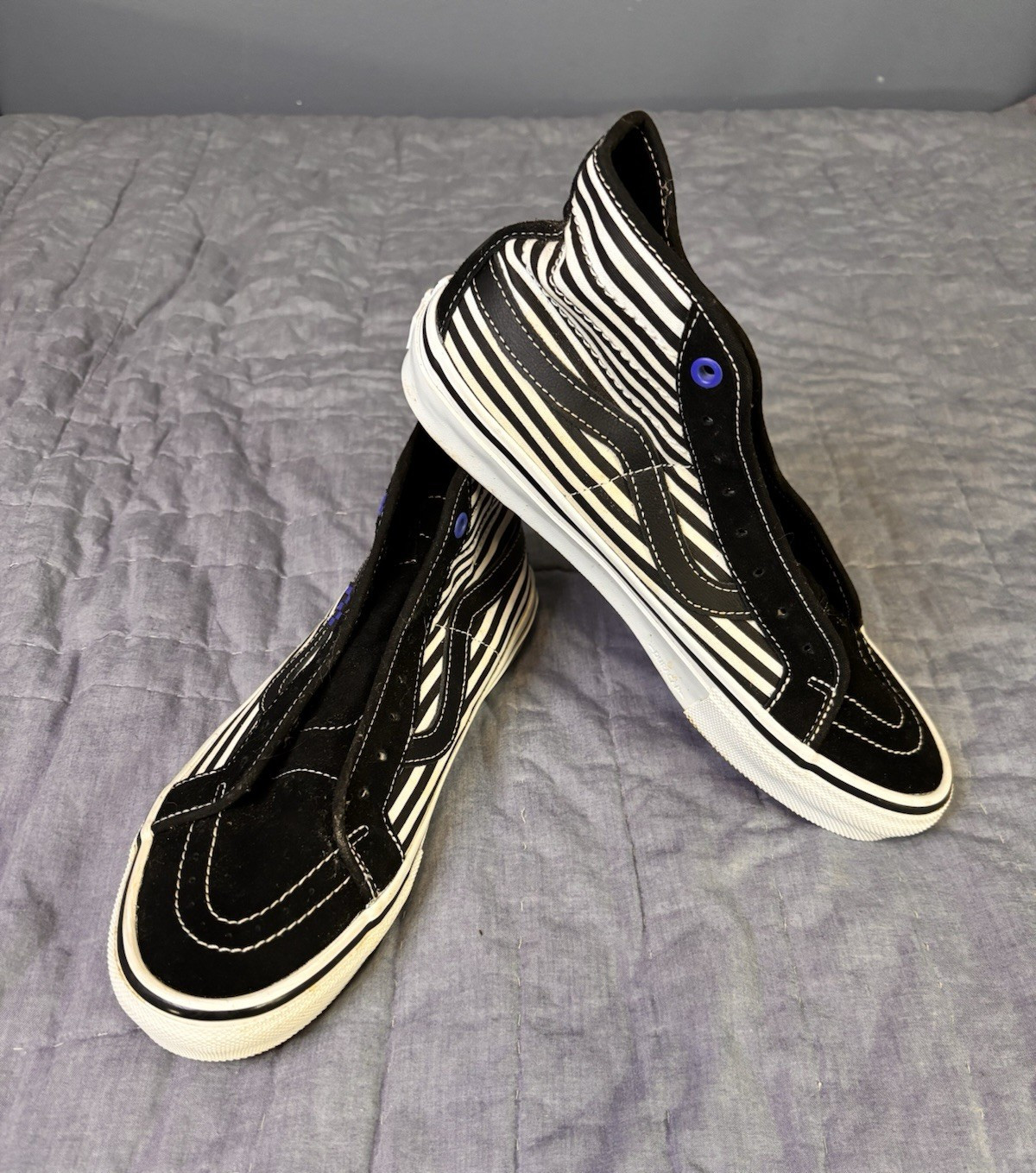 VANS Breana Geering Sk8-Hi Skateboarding High Top Lace-Up Sneakers