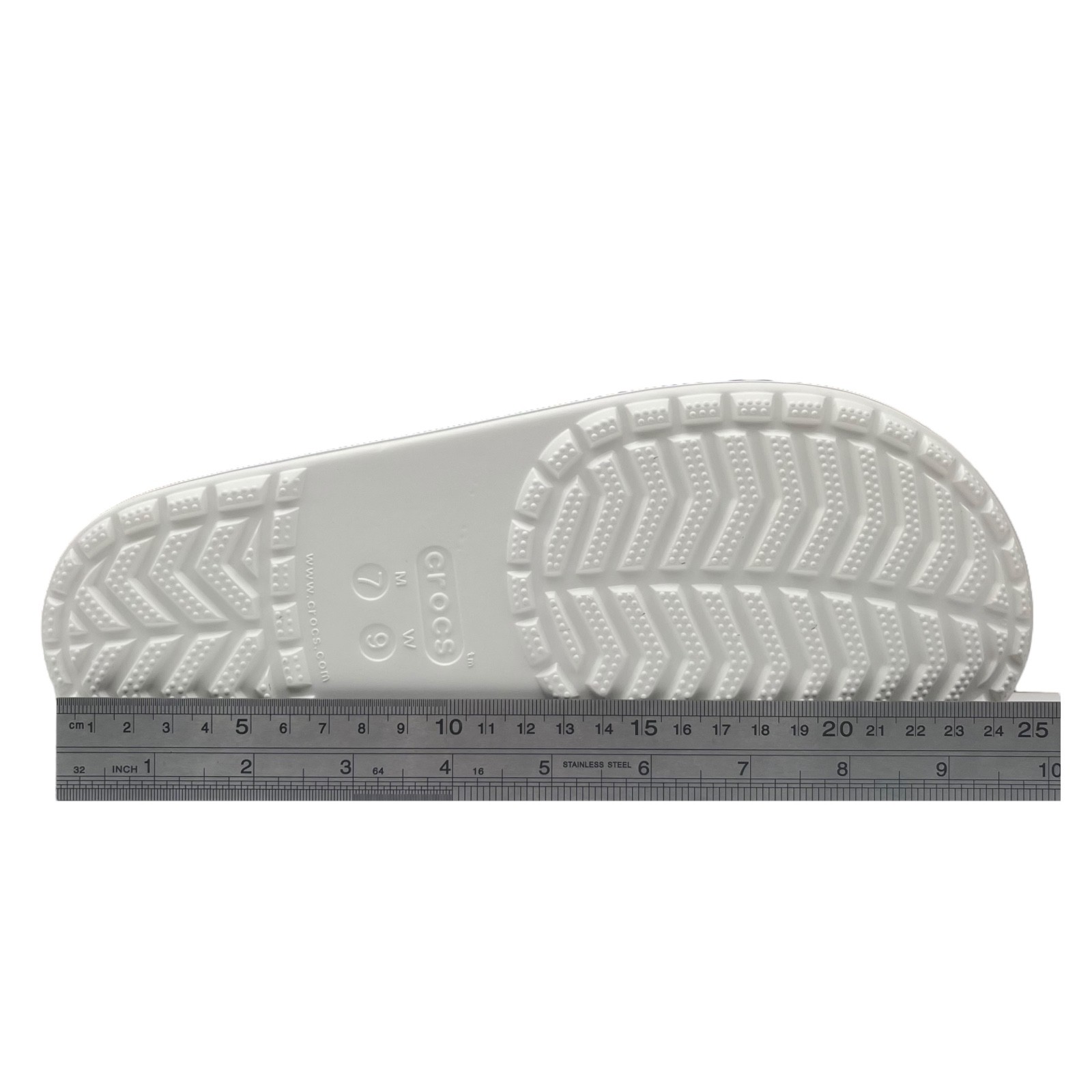 Crocs Bayaband Womens Slide Sandal Size 9 White Navy Water Friendly Lightweight